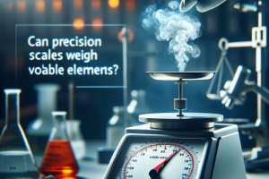 ¿Las balanzas de precisión pueden pesar elementos volátiles?